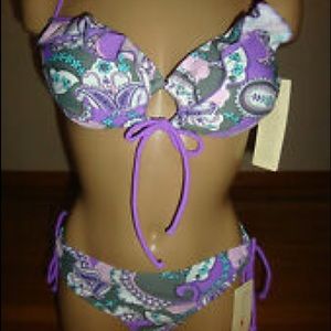 ☀️ Hula Honey Bikini. Small top & Medium bottom.